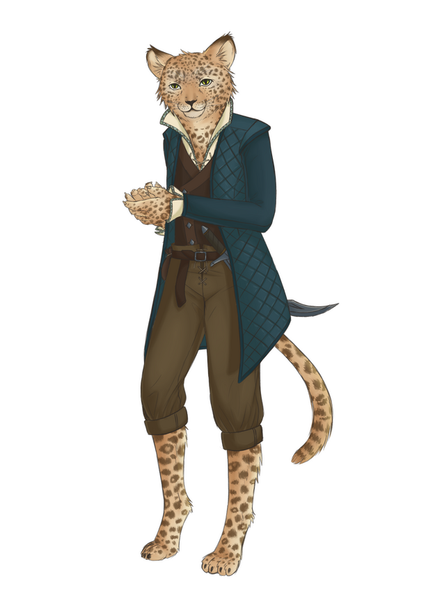 Character design based off written description, 2023