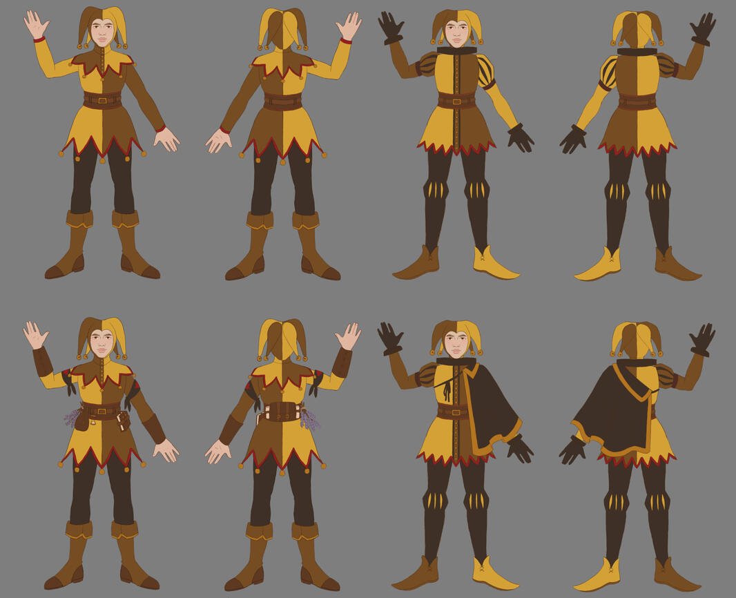 Jester costume design, 2025