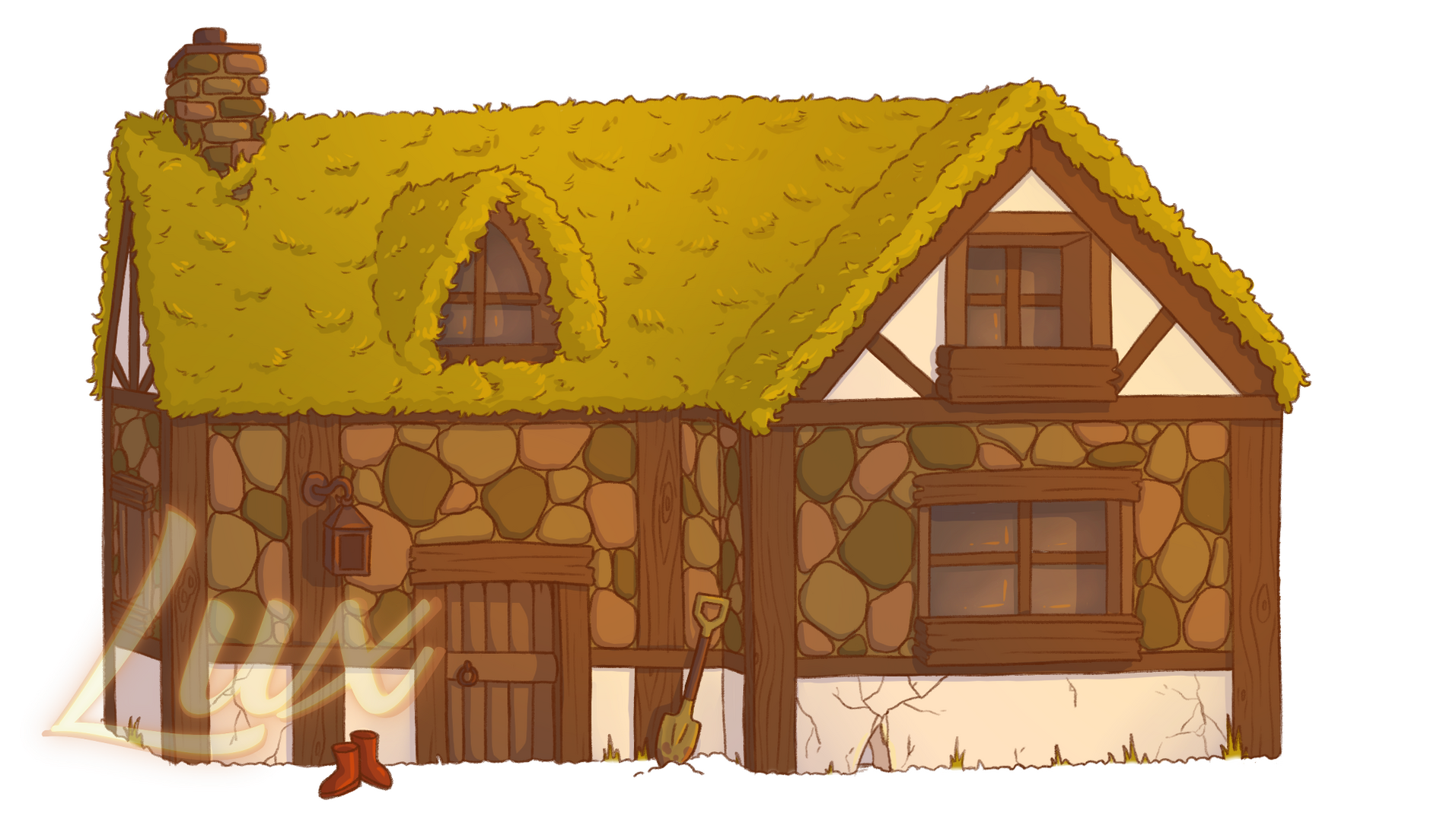 Lou's house exterior LUX, 2023